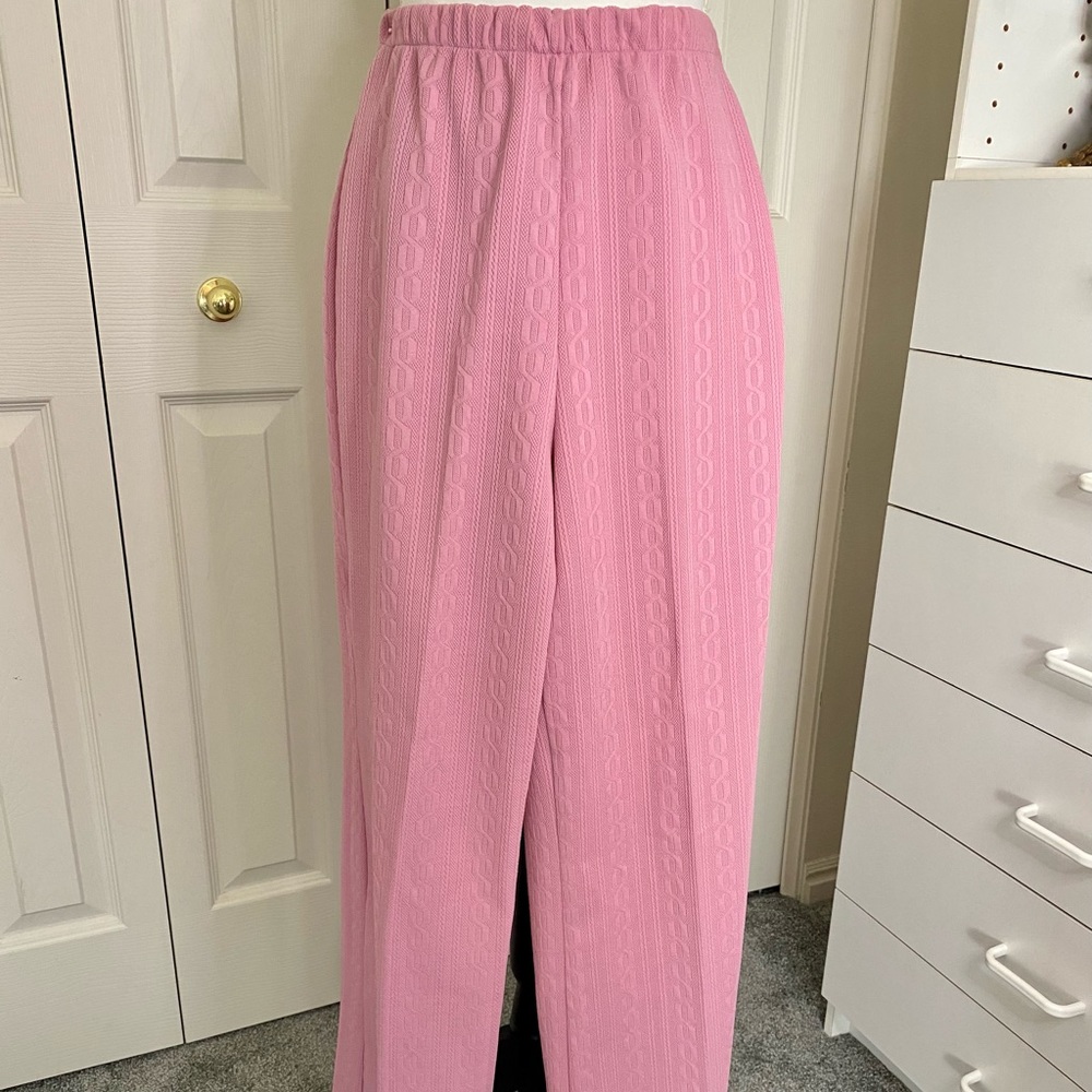 Vintage 1960’s High Waist Pants, Women’s Size 10, Pink,  Russ Togs Inc, Mod